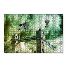 Cakapuzzle Londra Köprüsü Fantastik Görsel 120 Parça Ahşap Puzzle