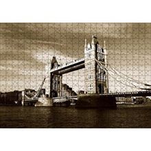 Cakapuzzle Londra Köprüsü Sepya 120 Parça Ahşap Puzzle