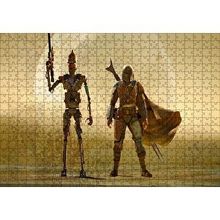 Cakapuzzle Mandalorian IG-11 Star Wars Karakterleri Yapboz MDF Puzzle
