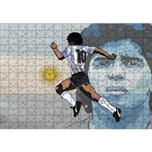 Cakapuzzle Maradona Arjantin Milli Takımı 120 Parça Ahşap Puzzle