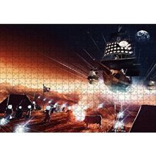 Cakapuzzle Marsta İnsan Yaşamı ve Gemiler 120 Parça Ahşap Puzzle