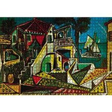 Cakapuzzle Mediterranean Landscape 1953 by Pablo Picasso 120 Parça Ahşap Puzzle