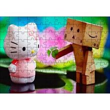 Cakapuzzle Merhaba Kedicik Yonca Görseli 120 Parça Ahşap Puzzle