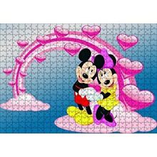 Cakapuzzle Mickey ve Minnie Mouse Fotoğraf Aşk 500 Parça Puzzle