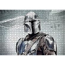 Cakapuzzle Miğferli ve Zırhlı Savaşçı Yakın Plan 120 Parça Ahşap Puzzle