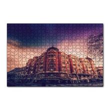 Cakapuzzle Mimari Kırmızı Köşe Bina 120 Parça Ahşap Puzzle