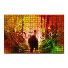 Cakapuzzle Mowgli Orman Çocuğu ve Ayı Görsel 120 Parça Ahşap Puzzle