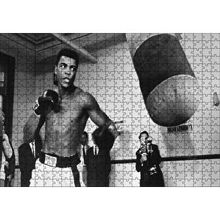 Cakapuzzle Muhammed Ali Khaliah Antrenmanda 120 Parça Ahşap Puzzle