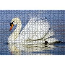 Cakapuzzle Muhteşem Beyaz Kuğu 120 Parça Ahşap Puzzle