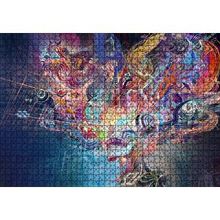 Cakapuzzle Muhteşem Beynimizdeki İmgeler Tribal Sanat 120 Parça Ahşap Puzzle