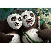 Cakapuzzle Neşeli Kung Fu Panda 3 120 Parça Ahşap Puzzle