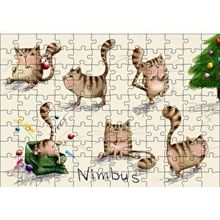 Cakapuzzle Nimbus Yaramaz Kediler 120 Parça Ahşap Puzzle