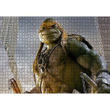 Cakapuzzle Ninja Kaplumbağalar Michalengelo 120 Parça Ahşap Puzzle