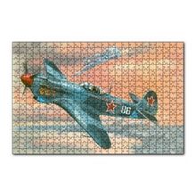 Cakapuzzle Nostalfik Savaş Uçağı Çizim Sanat 120 Parça Ahşap Puzzle