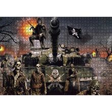 Cakapuzzle Ölüler Ordusu Tank Taburu 120 Parça Ahşap Puzzle