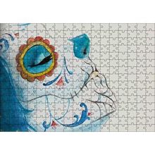 Cakapuzzle Ölülerin Günü Boyalı Yüz 120 Parça Ahşap Puzzle