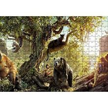 Cakapuzzle Orman Kitabı Disney Filmi 2016 Görsel 120 Parça Ahşap Puzzle