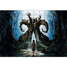 Cakapuzzle Panın Labirenti Kız ve Fantastik Ağaçlar 120 Parça Ahşap Puzzle