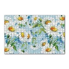 Cakapuzzle Papatyalar ve Menekşeler Dijital Çizim 120 Parça Ahşap Puzzle