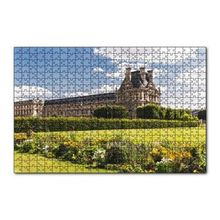 Cakapuzzle Paris Louivre Sarayı ve Yeşillikler 120 Parça Ahşap Puzzle
