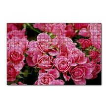 Cakapuzzle Pembe Güller 120 Parça Ahşap Puzzle