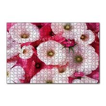 Cakapuzzle Pembeli Beyazlı Kapriz Çiçeği Görseli 120 Parça Ahşap Puzzle