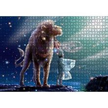Cakapuzzle Perisi Ve Aslan Burcu Görseli 120 Parça Ahşap Puzzle