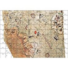 Cakapuzzle Piri Reis Haritası 120 Parça Ahşap Puzzle