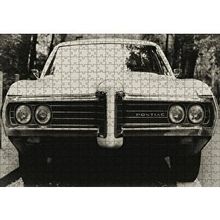 Cakapuzzle Pontiac Otomobil Siyah Beyaz Fotoğraf 120 Parça Ahşap Puzzle