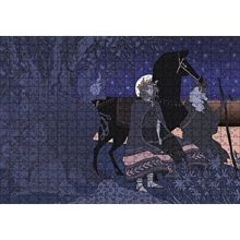Cakapuzzle Prens Büyücü ve Siyah At 120 Parça Ahşap Puzzle