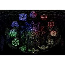 Cakapuzzle Renklerle Burç Sembolleri 120 Parça Ahşap Puzzle