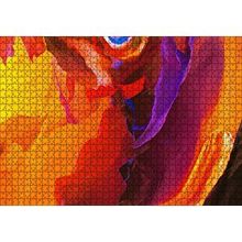 Cakapuzzle Renkli Fırça Darbeleri 120 Parça Ahşap Puzzle