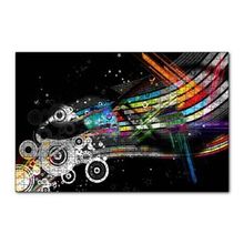 Cakapuzzle Renkli Şeritler Daireler ve Yıldızlar 120 Parça Ahşap Puzzle