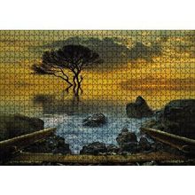 Cakapuzzle Rüya Gün Batımı Su 120 Parça Ahşap Puzzle