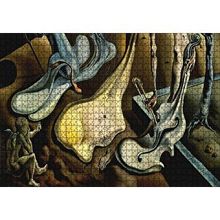 Cakapuzzle Salvador Dali Akşam Örümceği Göreli 120 Parça Ahşap Puzzle