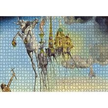 Cakapuzzle Salvador Dali Ve Gerçeküstü Fil İmgeleri Görseli 120 Parça Ahşap Puzzle