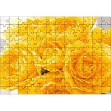 Cakapuzzle Sarı Gül Destesi Görseli 120 Parça Ahşap Puzzle