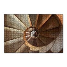 Cakapuzzle Sarmal Merdiven Üstten Görünüş 120 Parça Ahşap Puzzle
