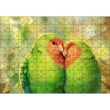 Cakapuzzle Sevda Kuşları 120 Parça Ahşap Puzzle