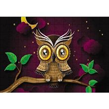 Cakapuzzle Sevimli Baykuş 120 Parça Ahşap Puzzle