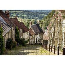 Cakapuzzle Shaftesbury Mistik Avrupa Kasabası 120 Parça Ahşap Puzzle