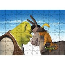 Cakapuzzle Shrek Sonsuza Kadar Shrek Eşek Shrek 120 Parça Ahşap Puzzle