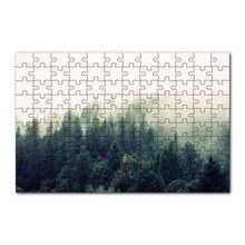 Cakapuzzle Sisler İçindeki Yemyeşil Orman 120 Parça Ahşap Puzzle