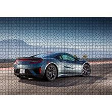 Cakapuzzle Siyah Acura NSX Arka Görünüş 120 Parça Ahşap Puzzle