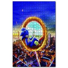 Cakapuzzle Sonic The Hedgehog Eyfel Kulesi 120 Parça Ahşap Puzzle