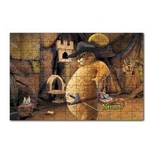 Cakapuzzle Sonsuza Kadar Shrek Kedi Görseli 120 Parça Ahşap Puzzle