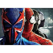 Cakapuzzle Spider Man Tüm Kostümleri 120 Parça Ahşap Puzzle