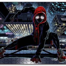 Cakapuzzle Spiderman Miles Morales Artwork Ahşap 500 Parça Puzzle