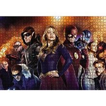 Cakapuzzle Supergirl Arrow Flash Görsel 120 Parça Ahşap Puzzle
