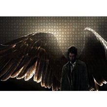 Cakapuzzle Supernatural Melek Kanatları 120 Parça Ahşap Puzzle